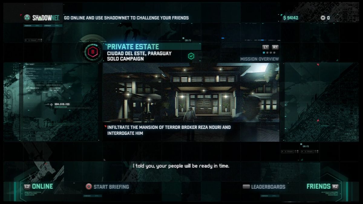 Splinter Cell: Blacklist [Paladin Aircraft Edition] screenshot 2 for Xbox 360
